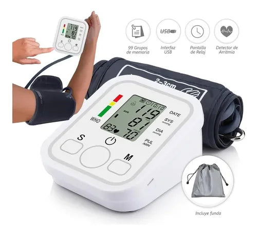 MEDIDOR DE PRESION ARTERIAL DE BRAZO ZK-B869