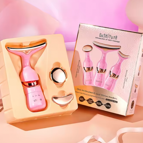 Dispositivo de Estiramiento y Masajeador Facial 3 en 1